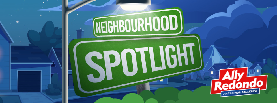 As heard on Macarthur Breakfast with Ally Redondo