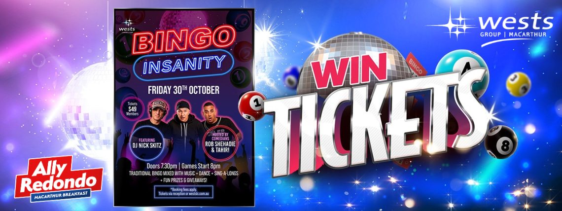 Bingo Insanity at Wests League Club