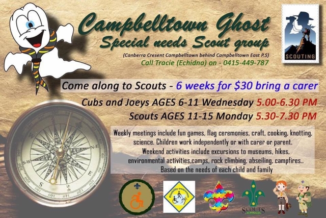 Campbelltown Ghost Special Needs Scout Group Hike-a-thon