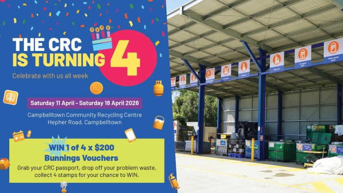 Campbelltown Community Recycling Centre’s 4th Birthday