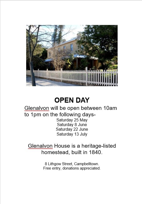 Glenalvon House Open Day