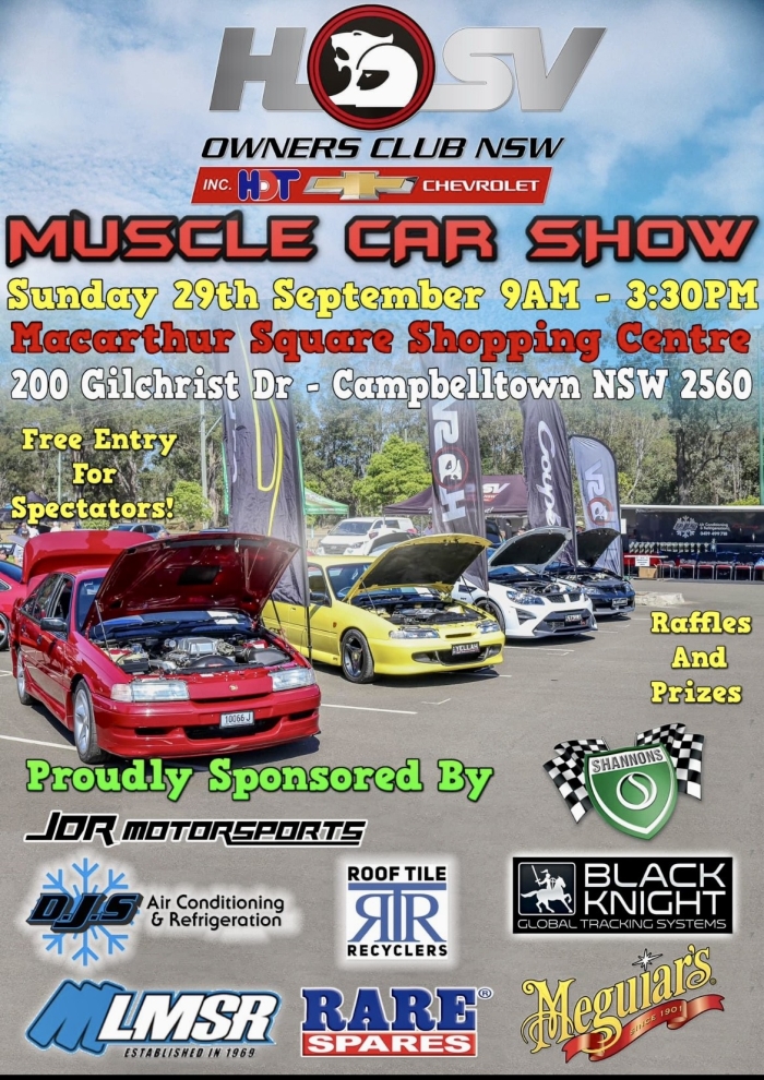 HSV Owners Club Muscle Car Show