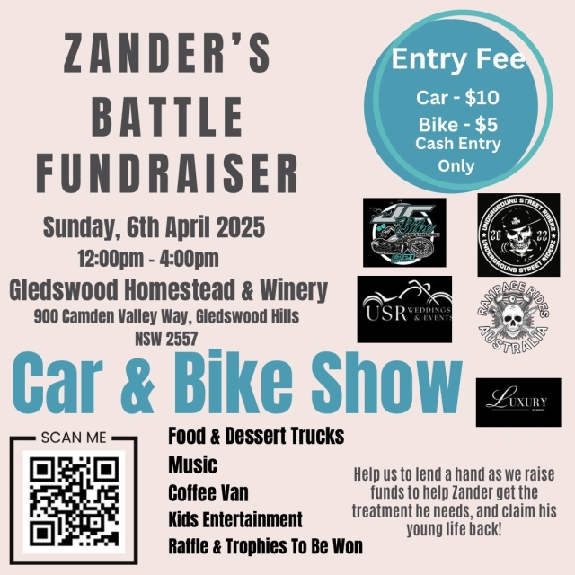 Zander’s Battle Fundraiser