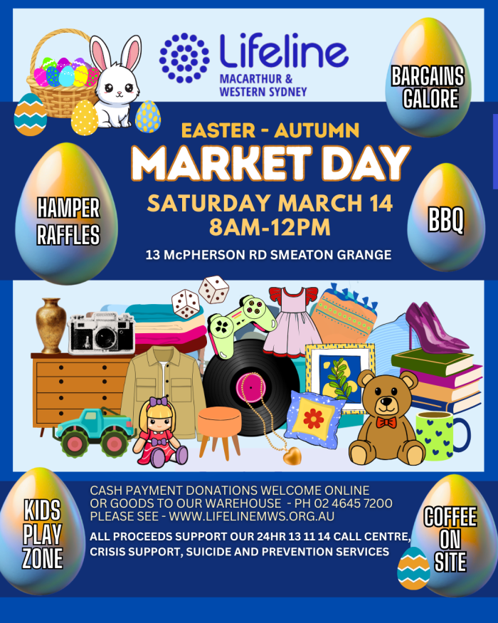 Lifeline Macarthur Easter Market Day