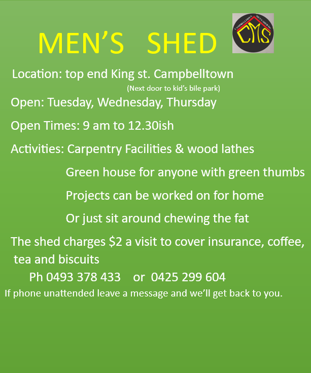 Campbelltown Men’s Shed