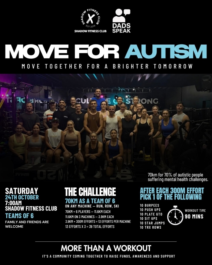 Move For Autism - Shadow Fitness Club