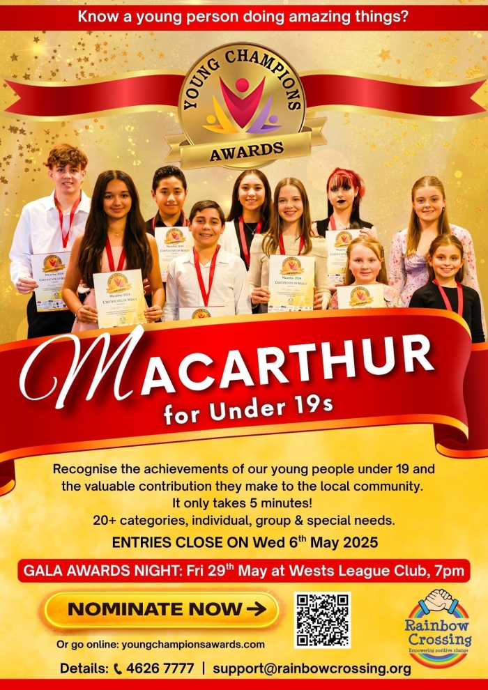 Macarthur Young Champions Awards 2026