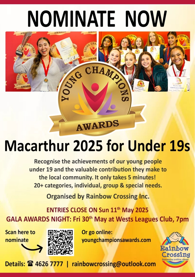 The Macarthur Young Champions Awards