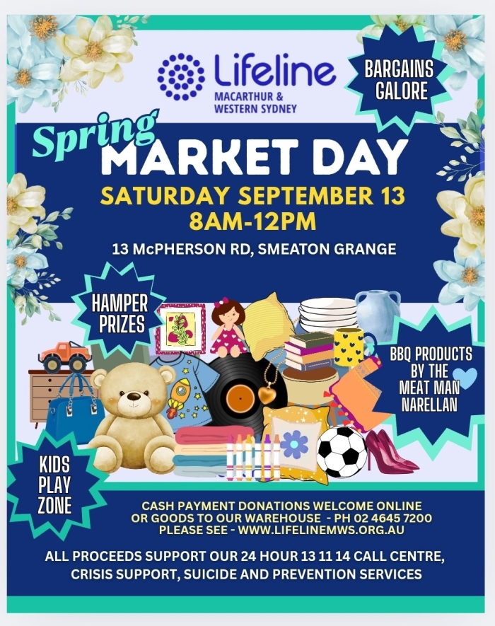 Lifeline Macarthur Spring Market Day