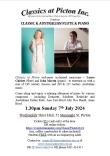 Classics at Picton Inc. Presents Classic Australian Flute and Piano