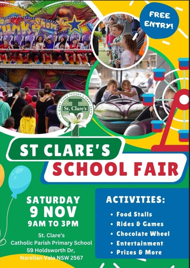 St Clare’s School Fair