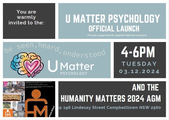 U Matter Psychology Official Launch