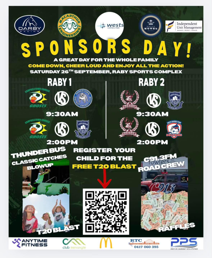 Campbelltown Camden Ghosts Sponsors Day