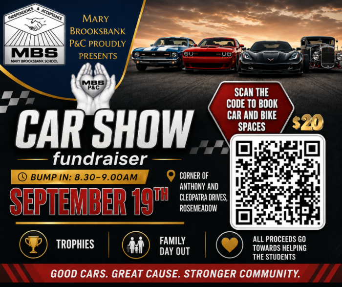 Mary Brooksbank School Car Show Fundraiser