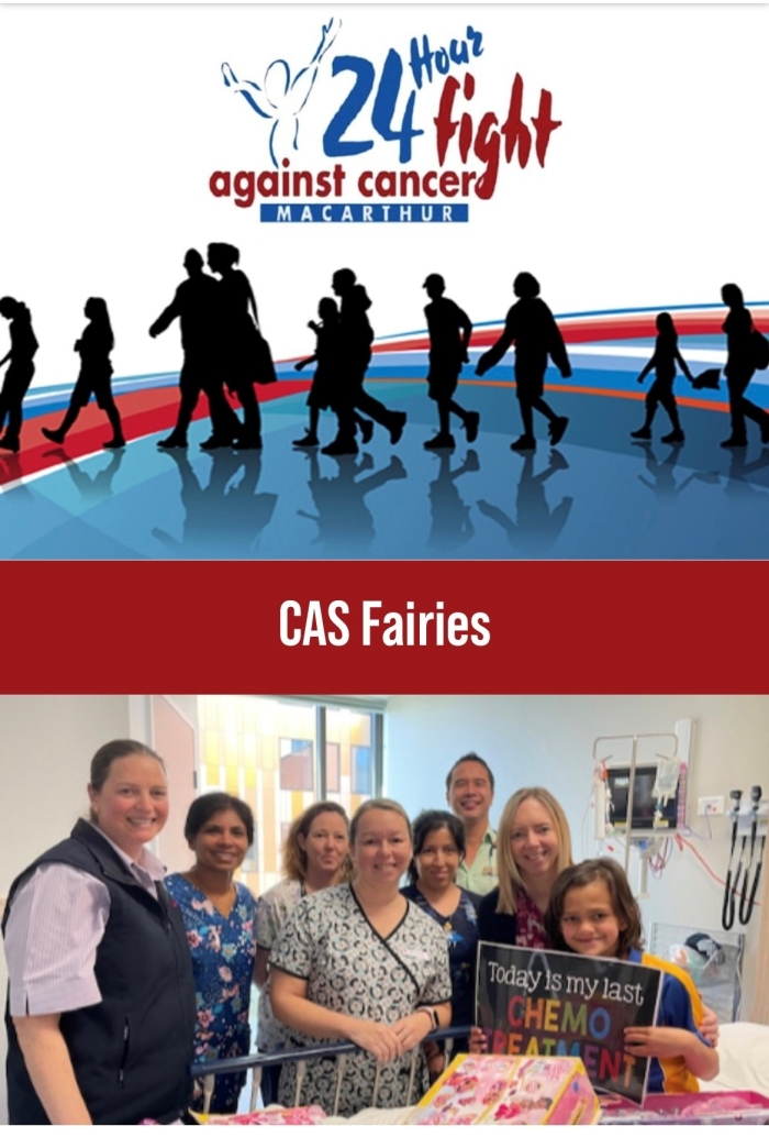 Join the CAS Fairies in the 24 Hour Fight Against Cancer