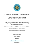 CWA Campbelltown Branch are looking for former members