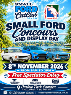 Small Ford Concours and Display Day