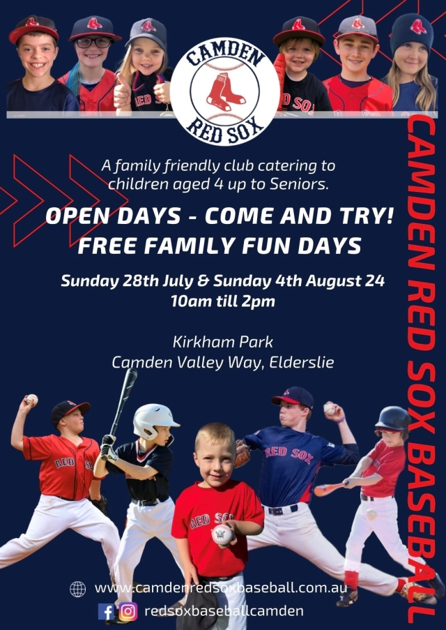 Camden Red Sox “Come and Try” Day