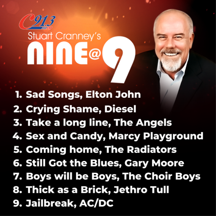 BY POPULAR DEMAND - CRANNEY’S NINE AT 9…