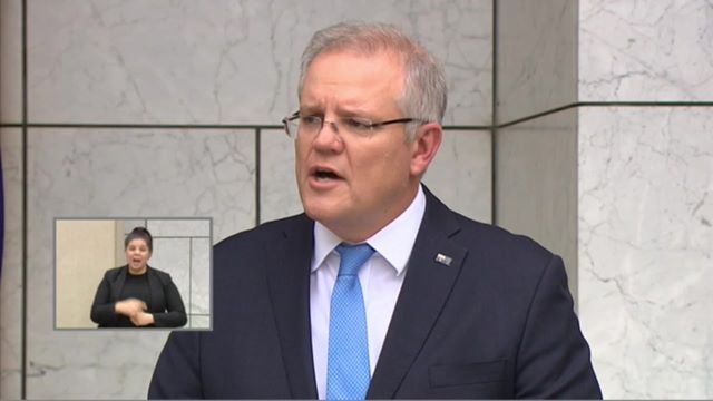 PM Scott Morrison is addressing the nation once…