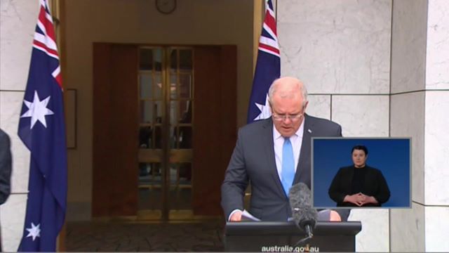 #LIVE Update from Prime Minister Scott Morrison.