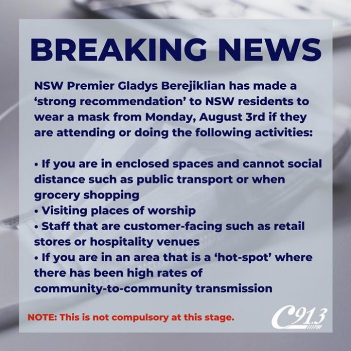 #BREAKING NSW Premier Gladys Berejiklian has made…