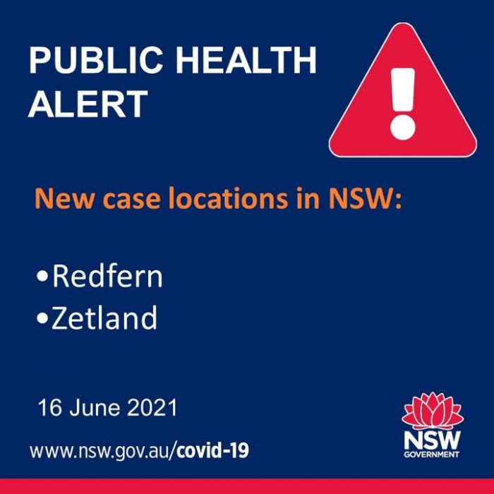 #BREAKING: NSW Health COVID-19 case confirmed….