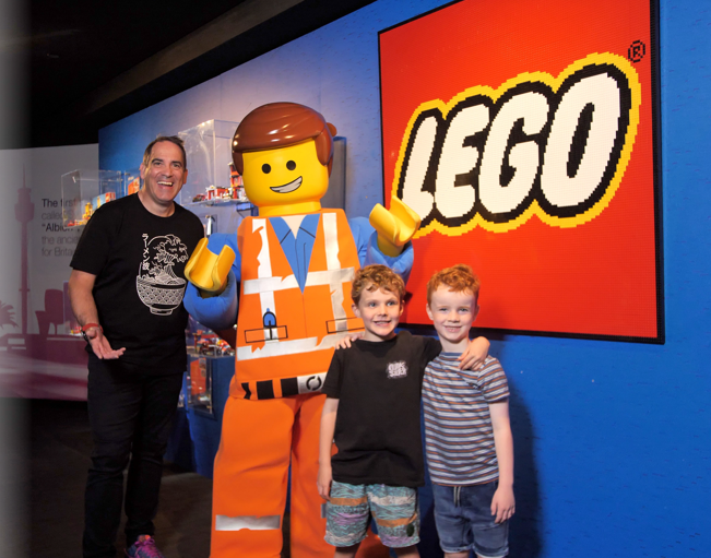 Meet The Brick Man and build LEGO® from the…