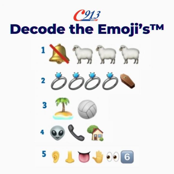 C91.3’s DECODE THE EMOJI’s: Movie Edition…