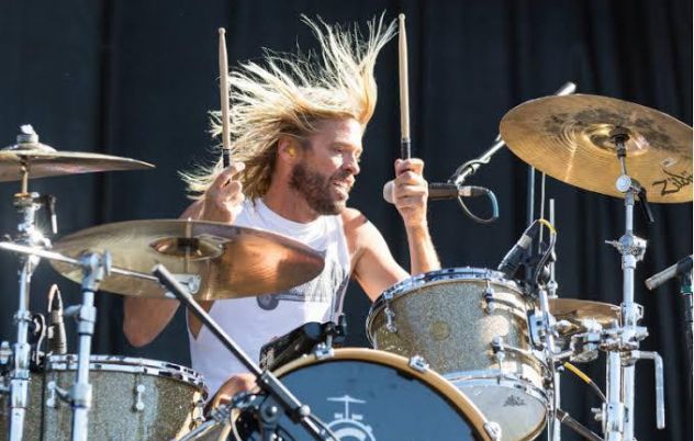 Taylor Hawkins, the drummer for the Foo Fighters,...