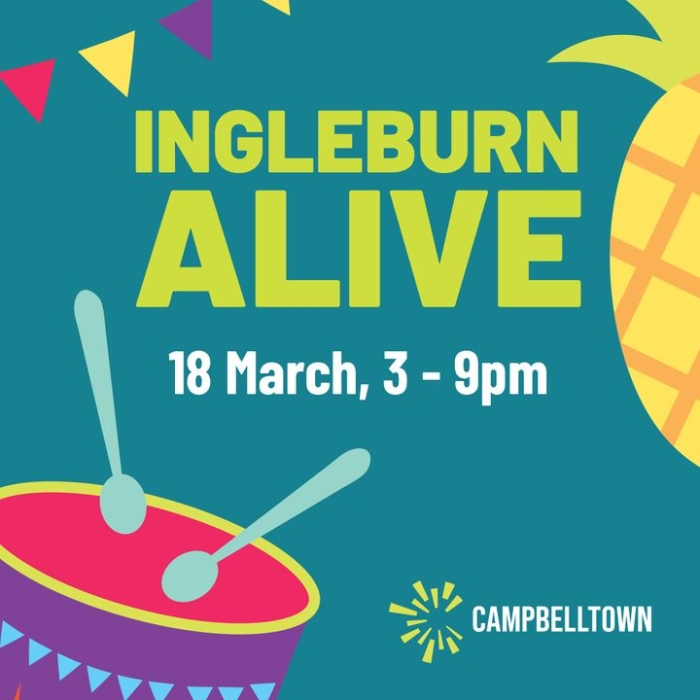We can’t wait for Ingleburn Alive THIS SATURDAY…