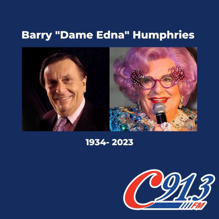 Master comedian, Barry Humphries, died last night…