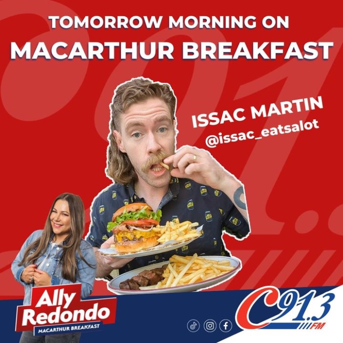 Tomorrow morning on Macarthur Breakfast, C91.3’s…