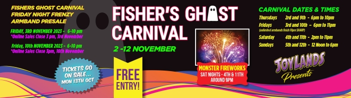 Fishers Ghost Carnival🎡 is BACK this November…