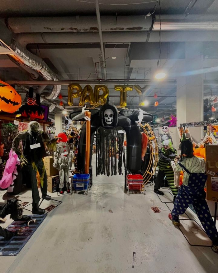 It’s spooky season at Mega party warehouse…