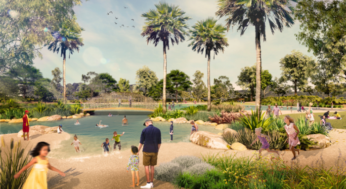 Construction starts on Campbelltown Billabong Parklands