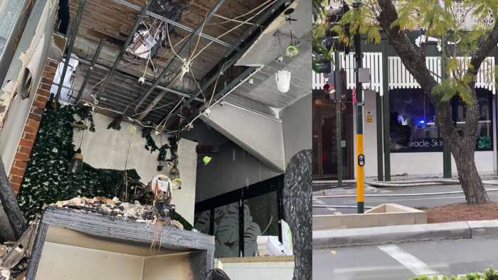 The Whiteman Arcade fire has devastated local businesses, Bron Matherson reports.